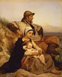 La famille du pêcheur, 1848